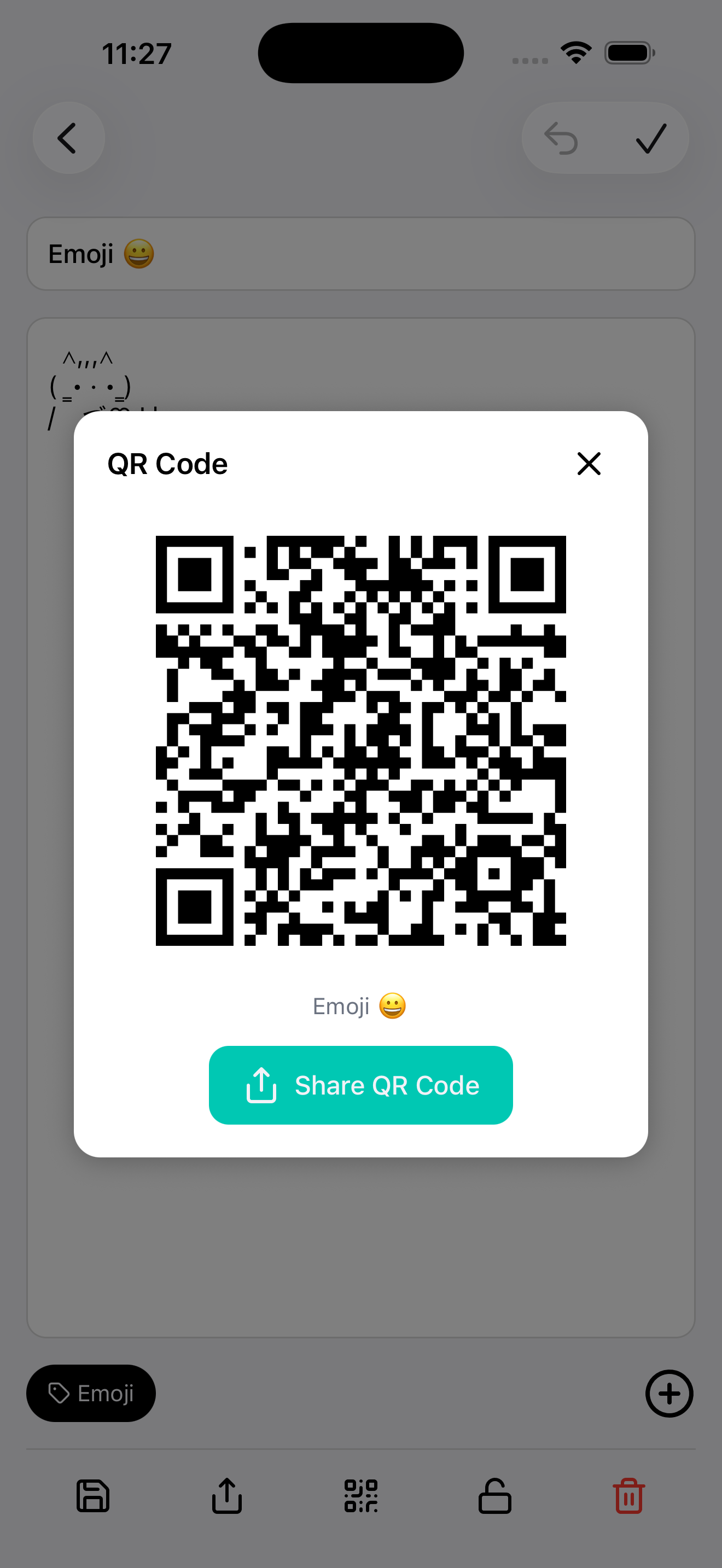 QR Code Share